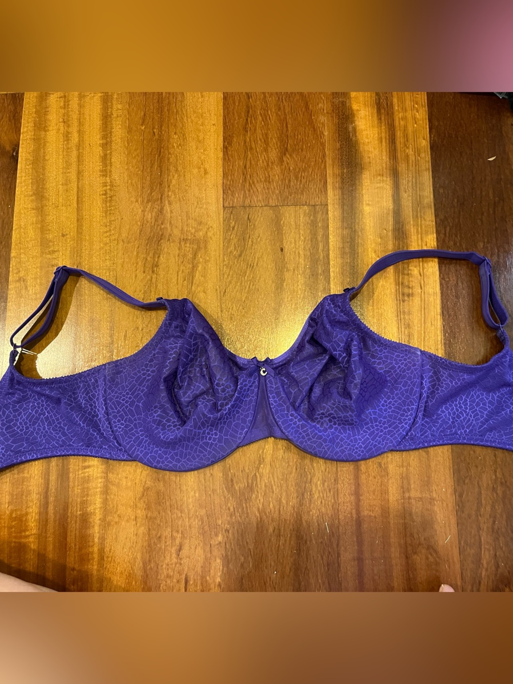 Chantelle Underwire Minimizer Bra (C18910) Size 34DDDD (34G) in Purple